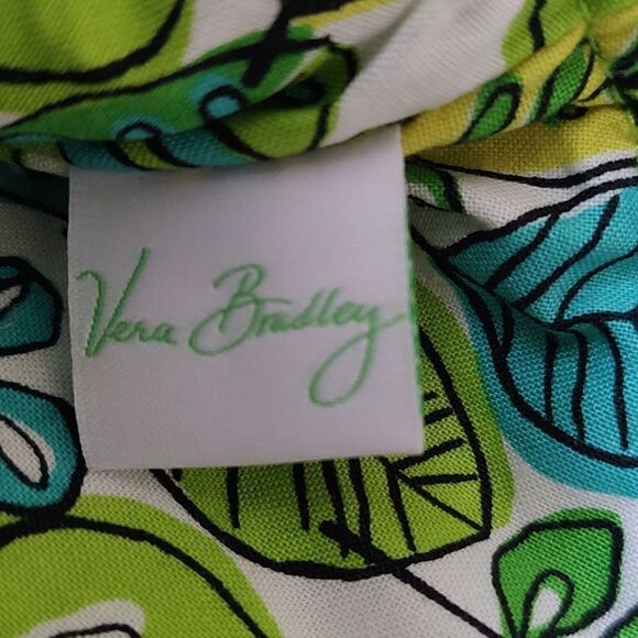 Vera Bradley Ruffle Lily Bag in Limes Up Pattern - Picture 7 of 11